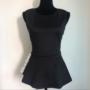 •Forever 21• Peplum Sleeveless Shirt M
